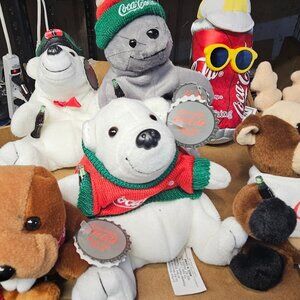 Coca Cola Polar Bear Plush Collection